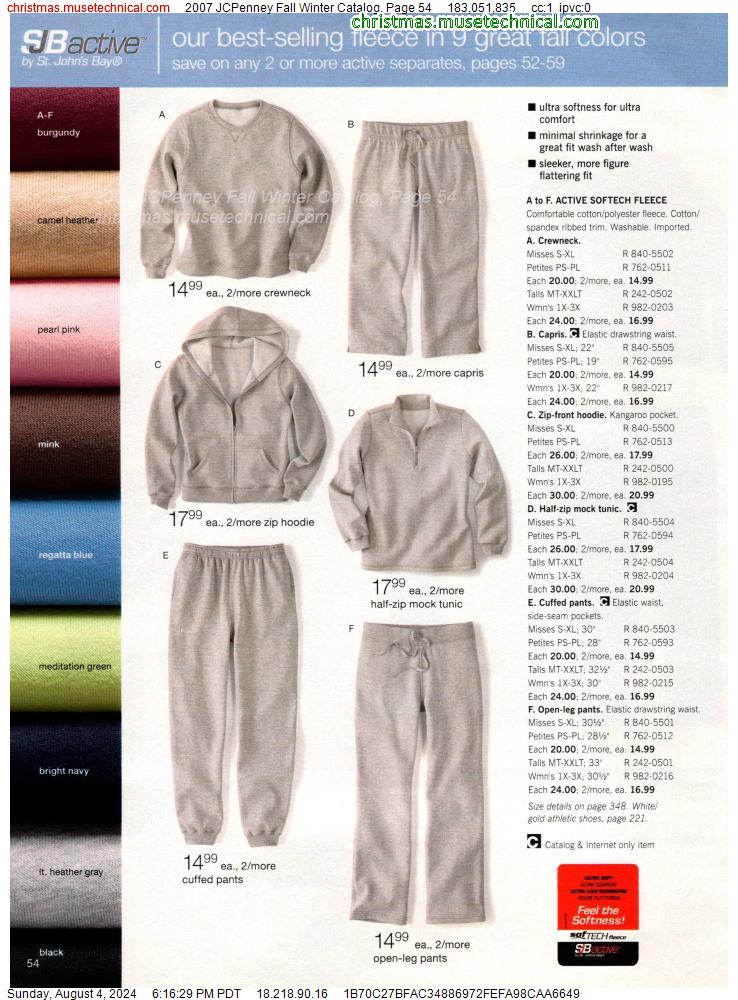 2007 JCPenney Fall Winter Catalog, Page 54