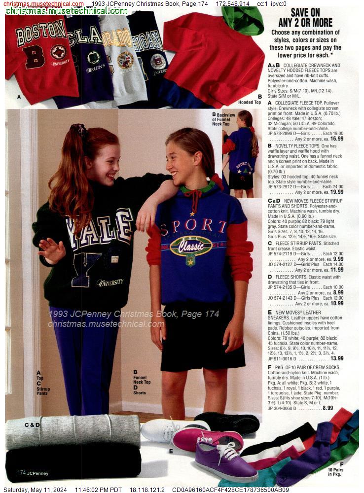 1993 JCPenney Christmas Book, Page 174