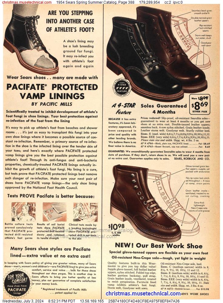 1954 Sears Spring Summer Catalog, Page 388