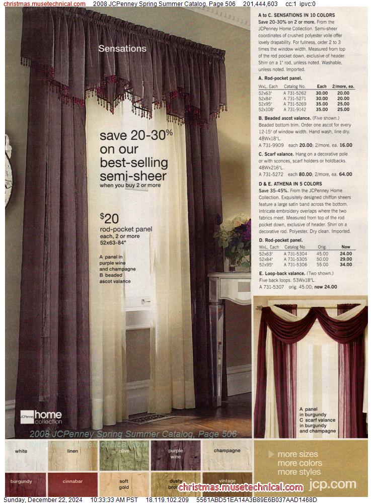 2008 JCPenney Spring Summer Catalog, Page 506