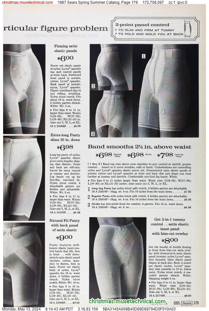 1967 Sears Spring Summer Catalog, Page 179