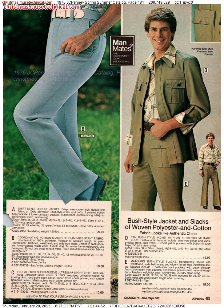 1976 JCPenney Spring Summer Catalog, Page 481