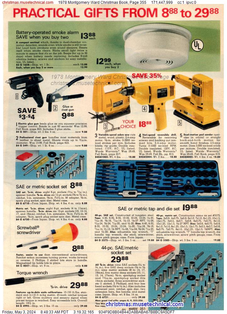 1978 Montgomery Ward Christmas Book, Page 355
