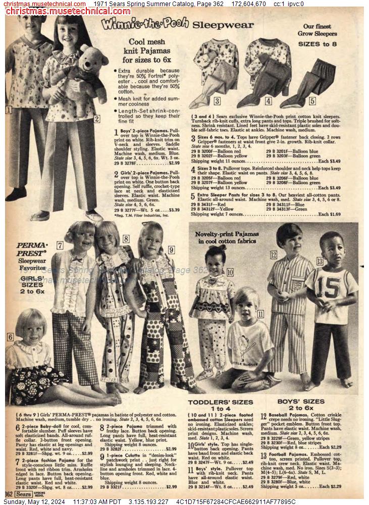 1971 Sears Spring Summer Catalog, Page 362