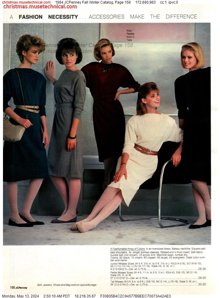 1984 JCPenney Fall Winter Catalog, Page 158