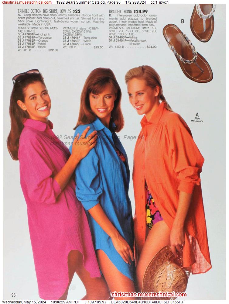 1992 Sears Summer Catalog, Page 96