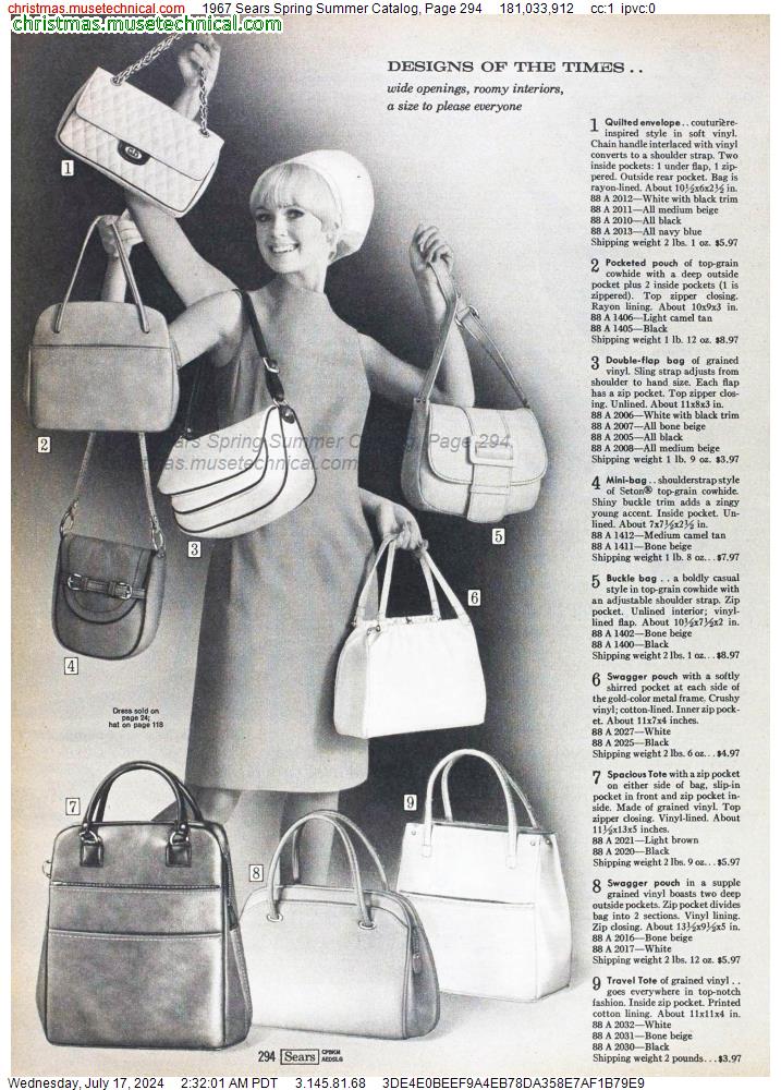 1967 Sears Spring Summer Catalog, Page 294