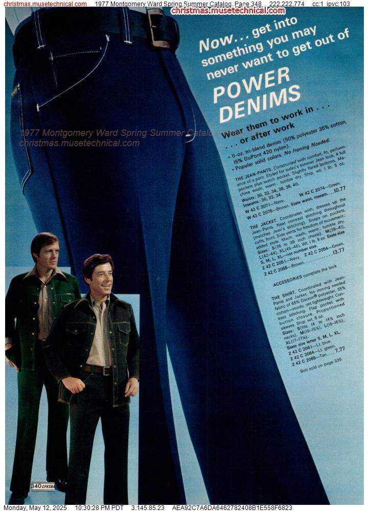 1977 Montgomery Ward Spring Summer Catalog, Page 348