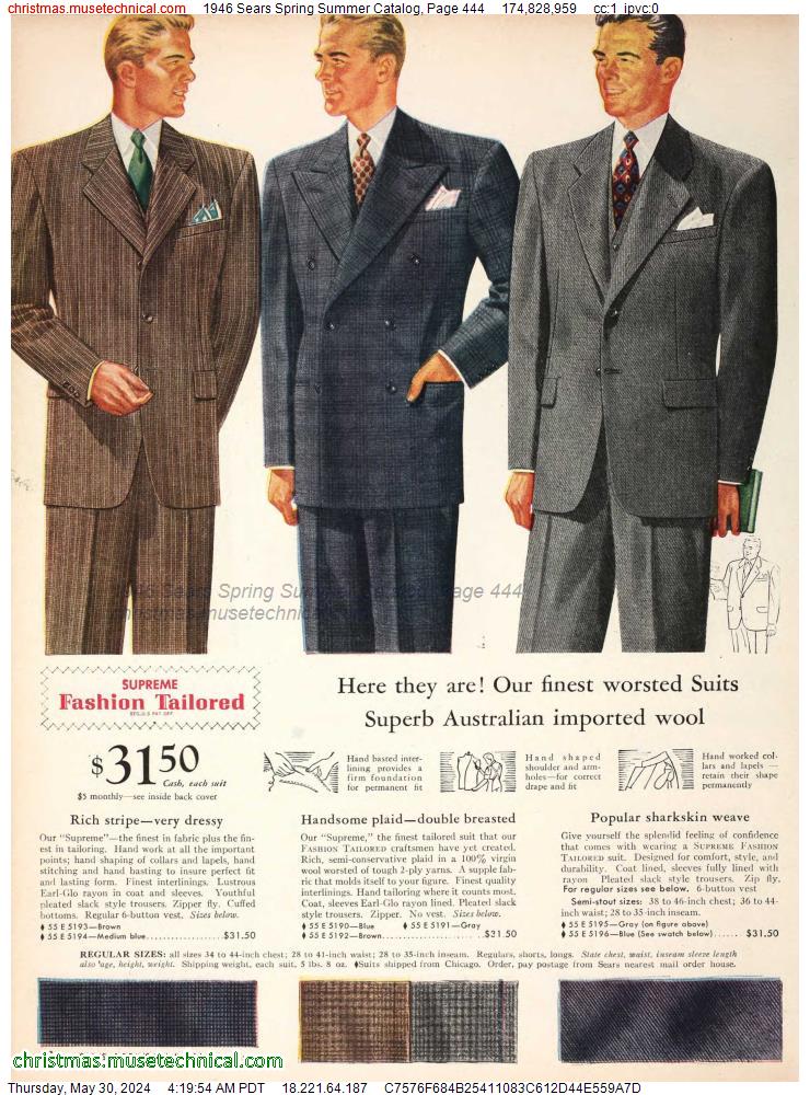 1946 Sears Spring Summer Catalog, Page 444