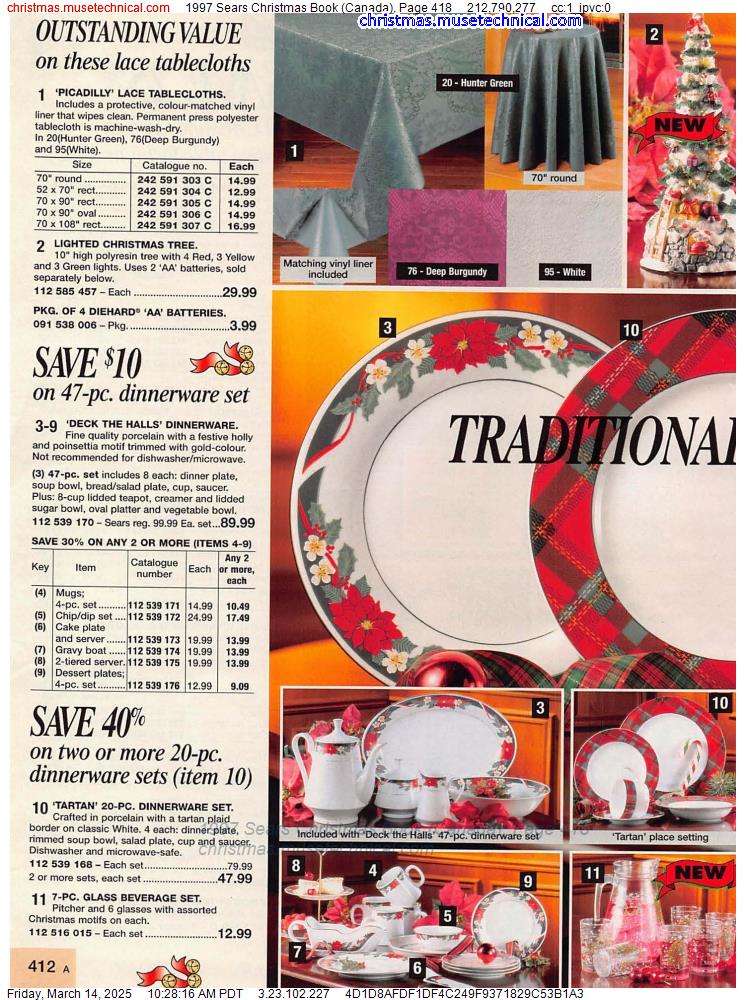 1997 Sears Christmas Book (Canada), Page 418