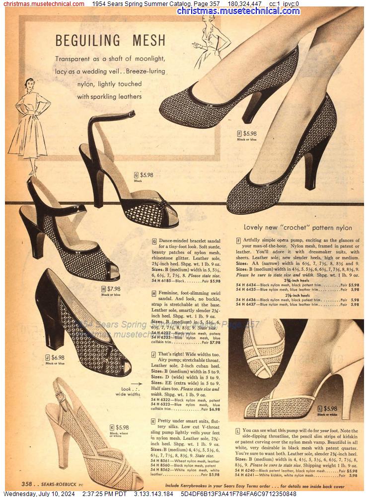 1954 Sears Spring Summer Catalog, Page 357