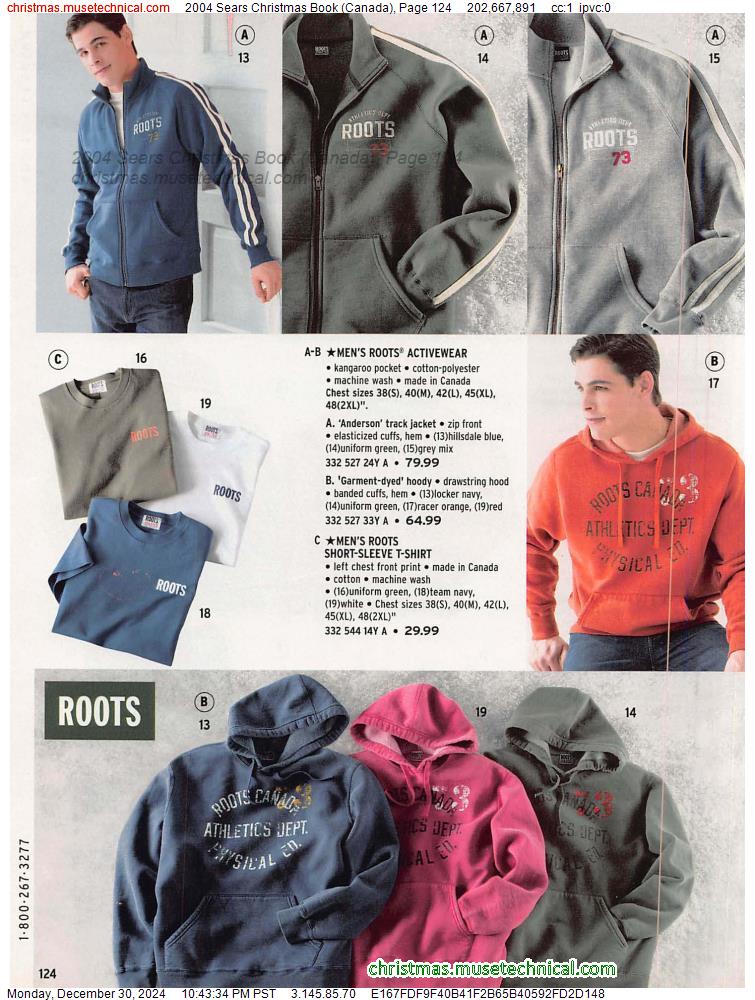 2004 Sears Christmas Book (Canada), Page 124