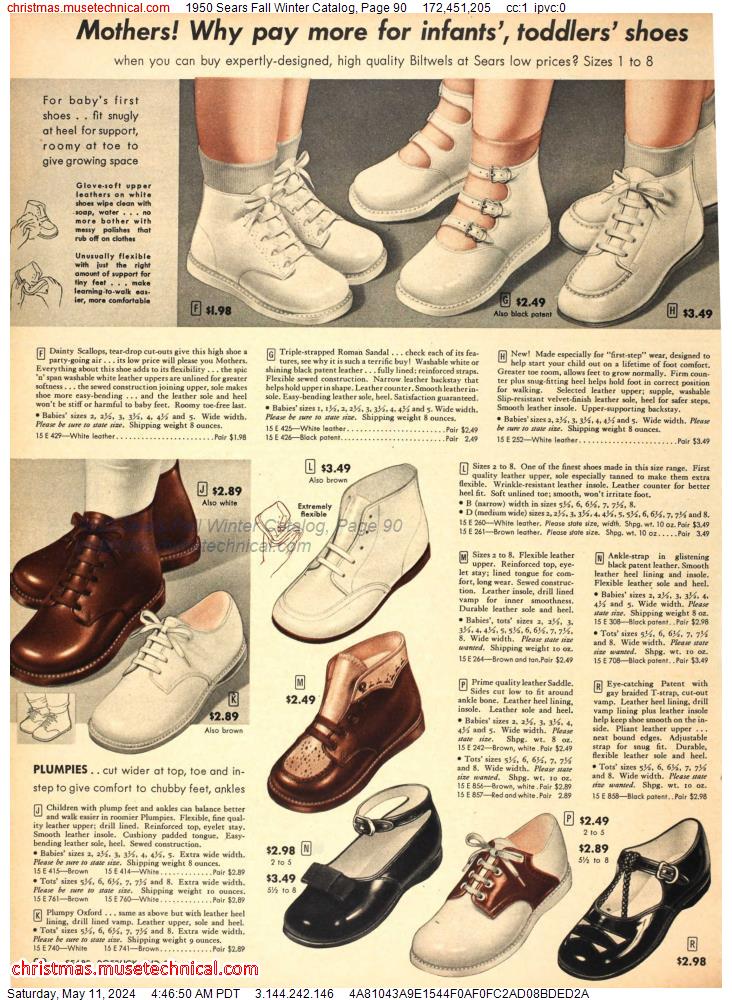 1950 Sears Fall Winter Catalog, Page 90