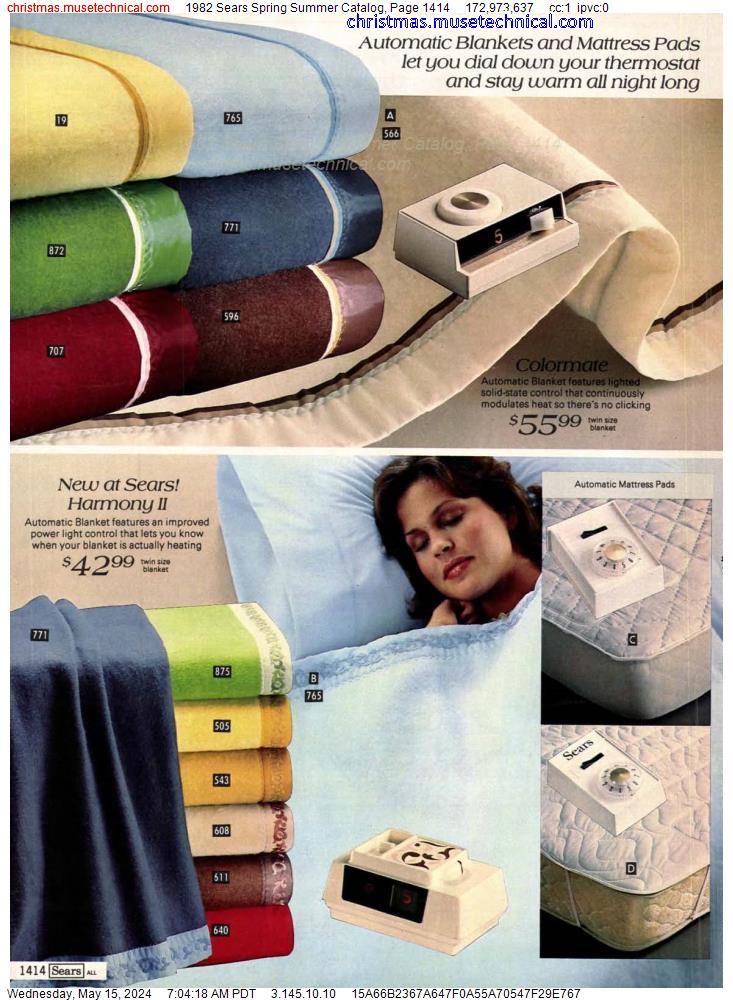 1982 Sears Spring Summer Catalog, Page 1414