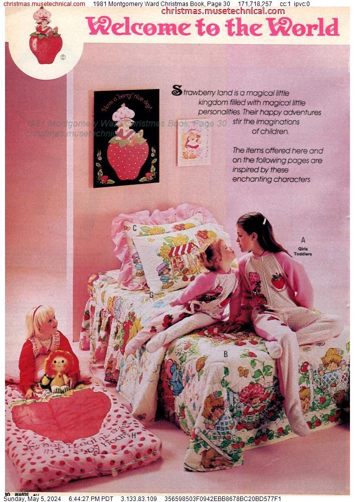 1981 Montgomery Ward Christmas Book, Page 30