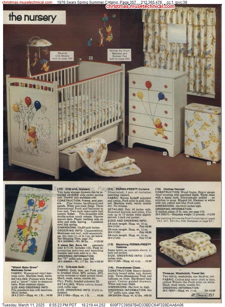 1976 Sears Spring Summer Catalog, Page 357