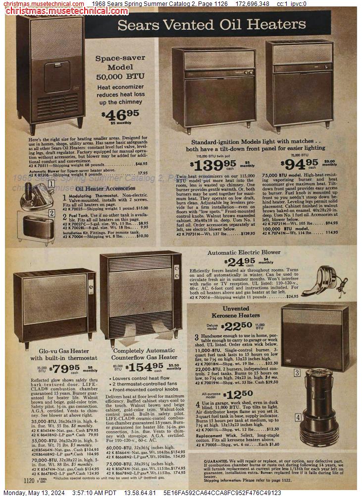 1968 Sears Spring Summer Catalog 2, Page 1126
