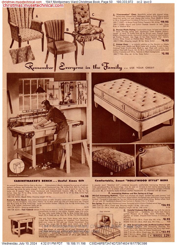 1941 Montgomery Ward Christmas Book, Page 50