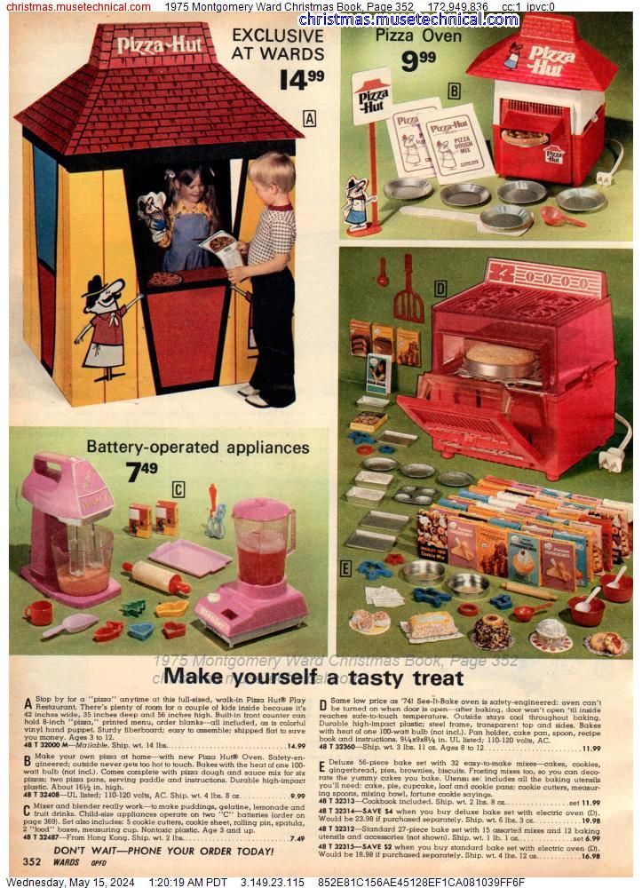 1975 Montgomery Ward Christmas Book, Page 352