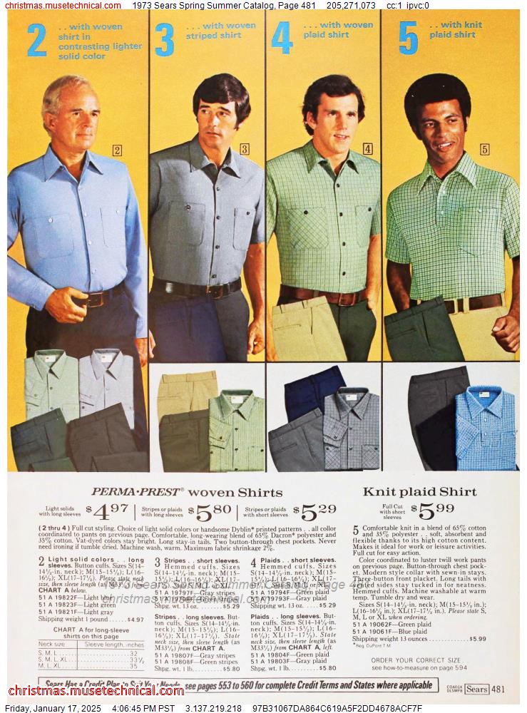 1973 Sears Spring Summer Catalog, Page 481