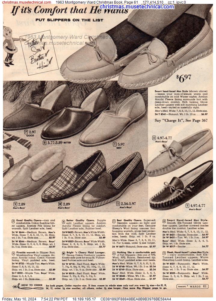 1963 Montgomery Ward Christmas Book, Page 61