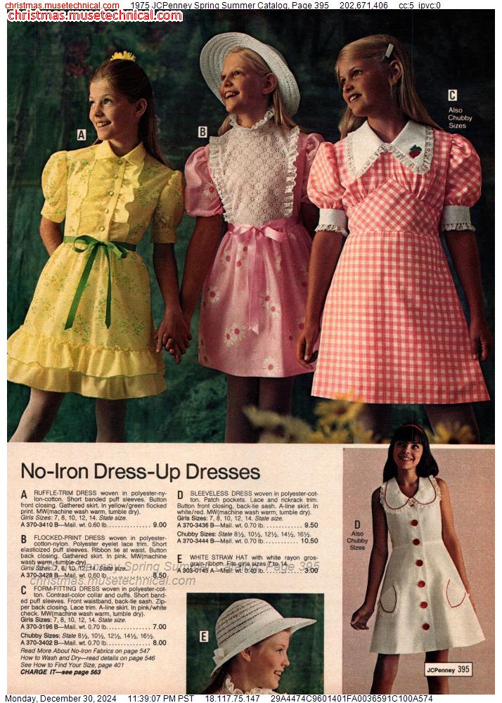 1975 JCPenney Spring Summer Catalog, Page 395