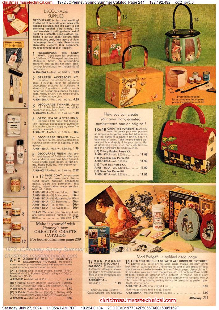 1972 JCPenney Spring Summer Catalog, Page 241