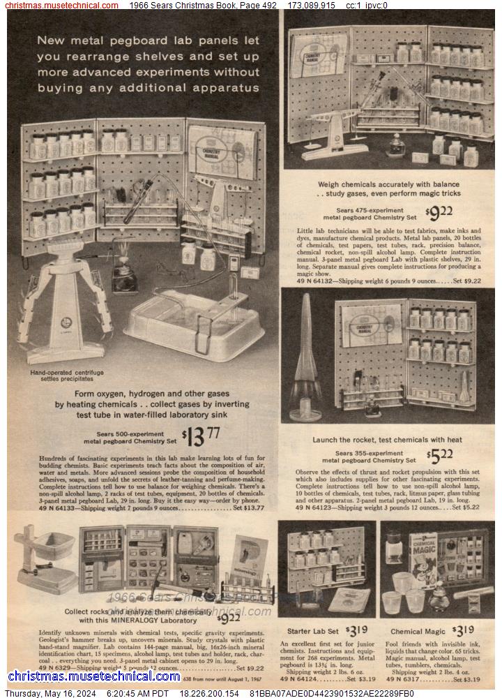 1966 Sears Christmas Book, Page 492