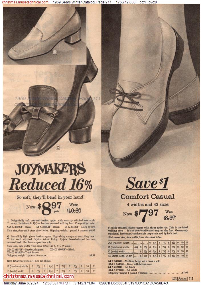 1969 Sears Winter Catalog, Page 211
