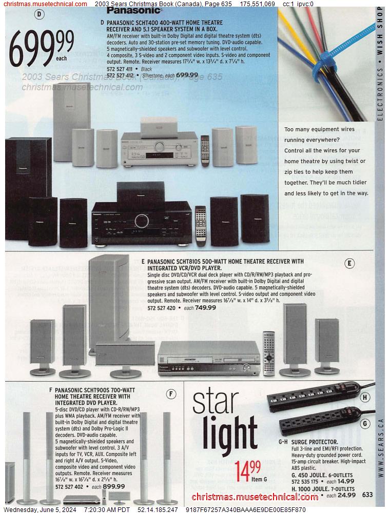2003 Sears Christmas Book (Canada), Page 635