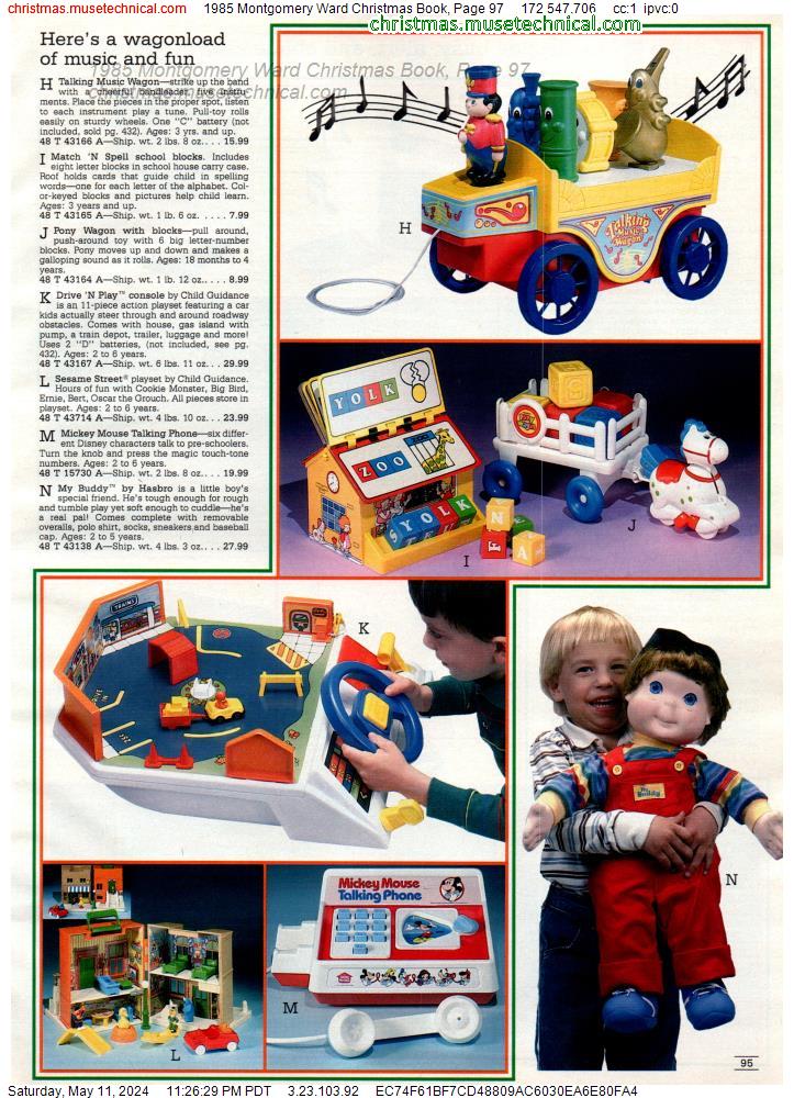 1985 Montgomery Ward Christmas Book, Page 97
