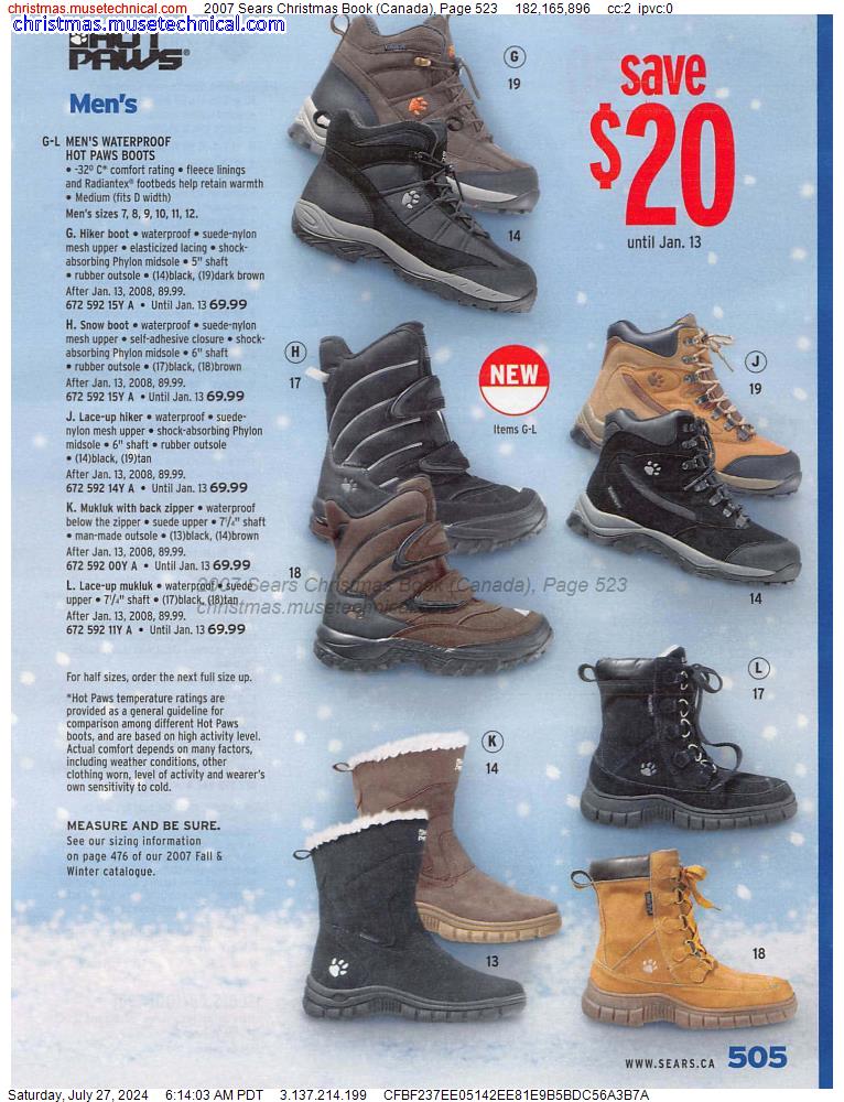 2007 Sears Christmas Book (Canada), Page 523