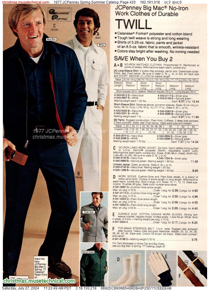 1977 JCPenney Spring Summer Catalog, Page 420