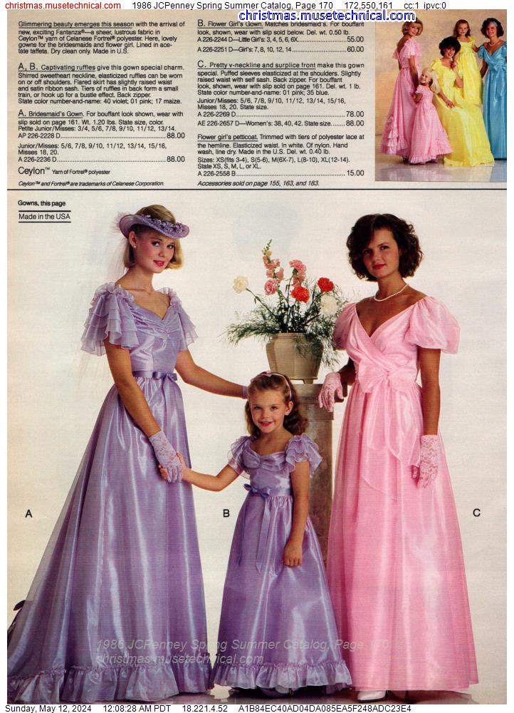 1986 JCPenney Spring Summer Catalog, Page 170