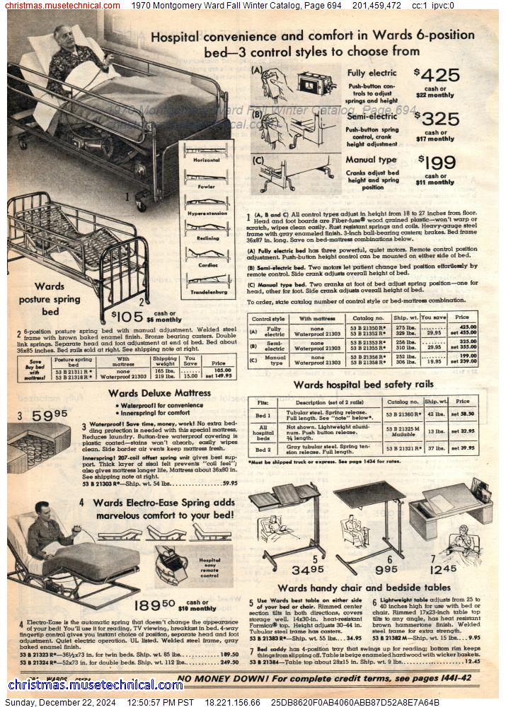 1970 Montgomery Ward Fall Winter Catalog, Page 694