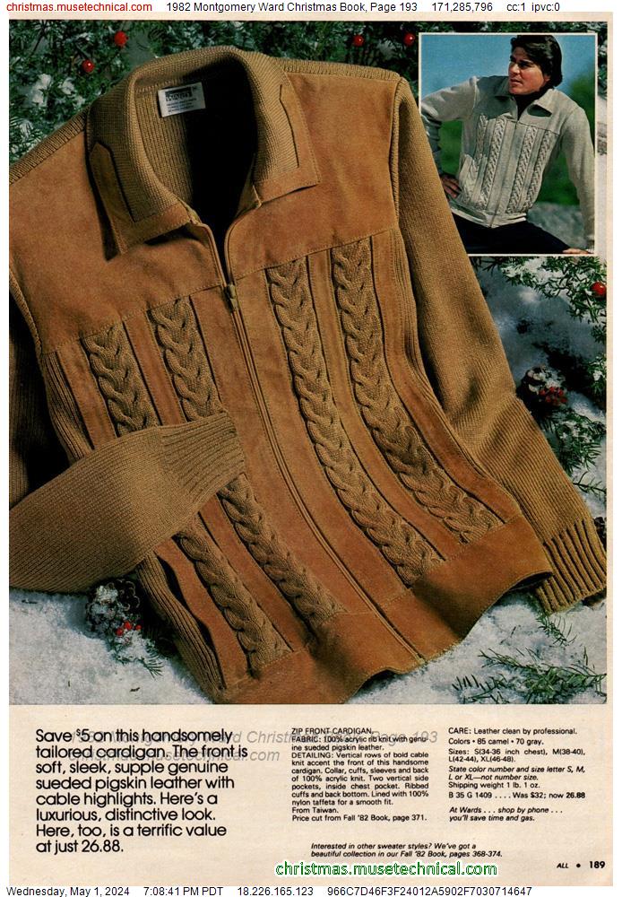 1982 Montgomery Ward Christmas Book, Page 193