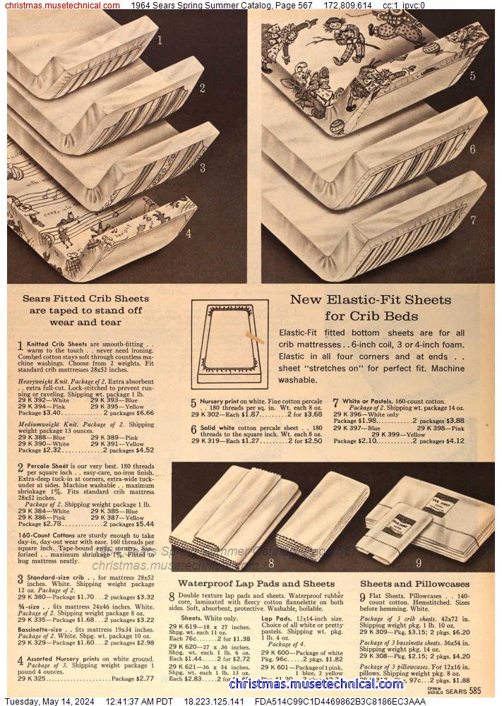 1964 Sears Spring Summer Catalog, Page 567