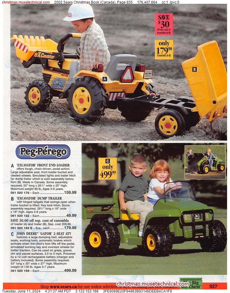 2002 Sears Christmas Book (Canada), Page 935
