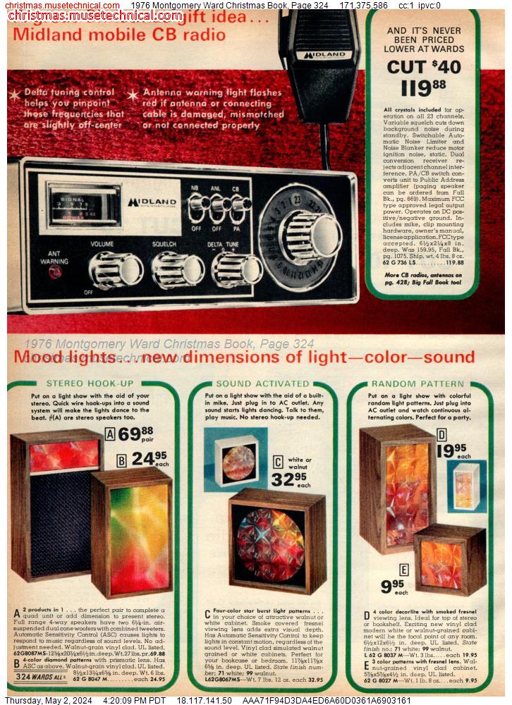 1976 Montgomery Ward Christmas Book, Page 324