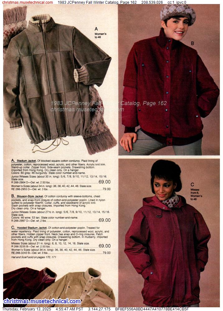 1983 JCPenney Fall Winter Catalog, Page 162