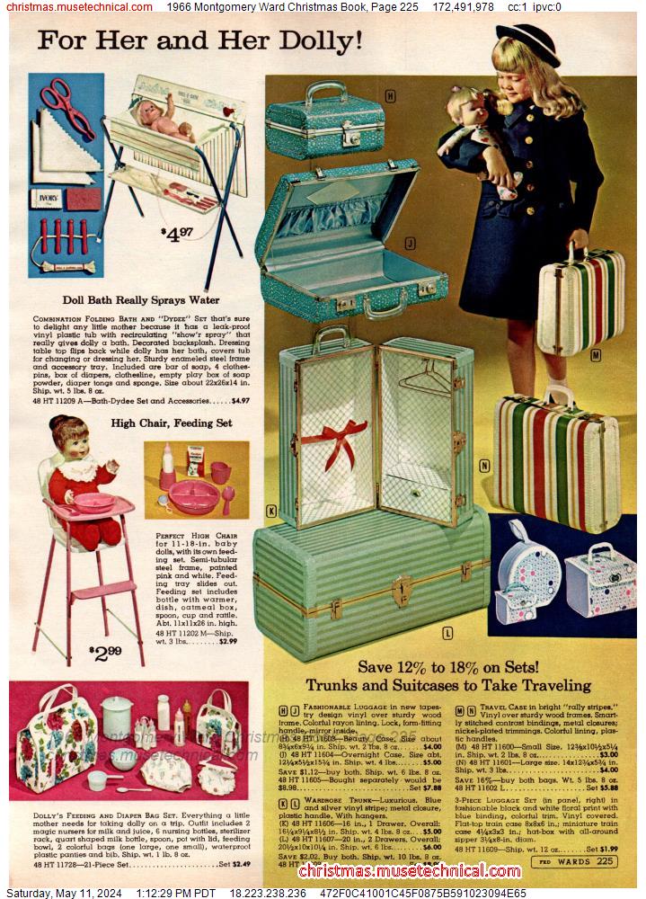 1966 Montgomery Ward Christmas Book, Page 225