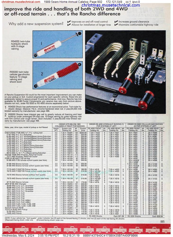 1989 Sears Home Annual Catalog, Page 902