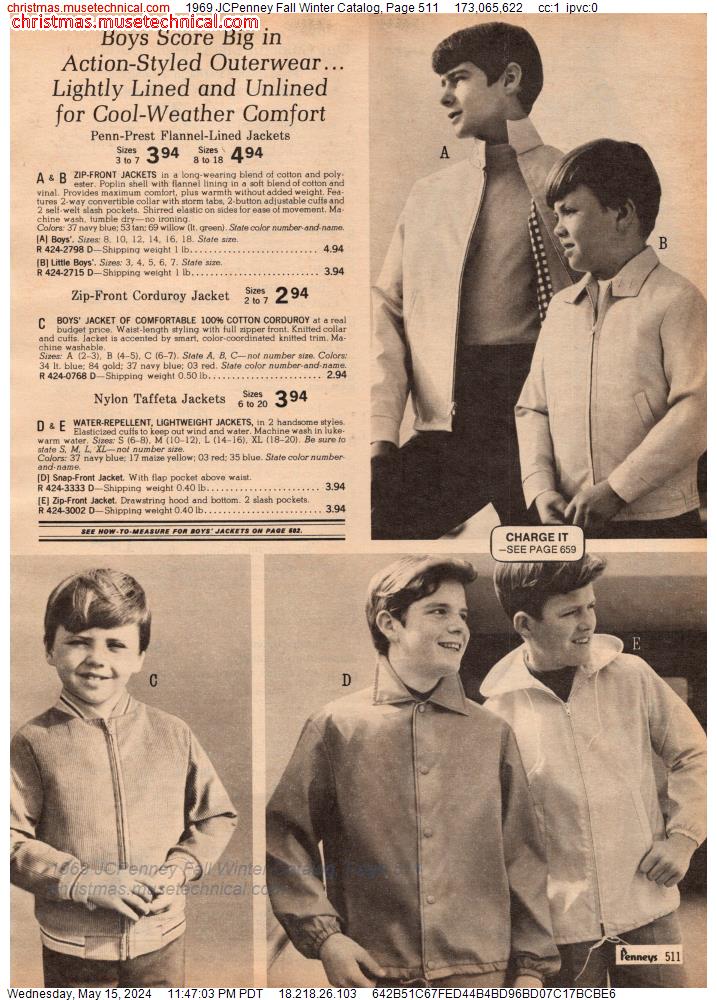 1969 JCPenney Fall Winter Catalog, Page 511