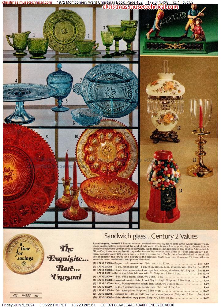 1972 Montgomery Ward Christmas Book, Page 402