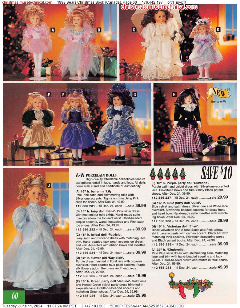 1998 Sears Christmas Book (Canada), Page 60