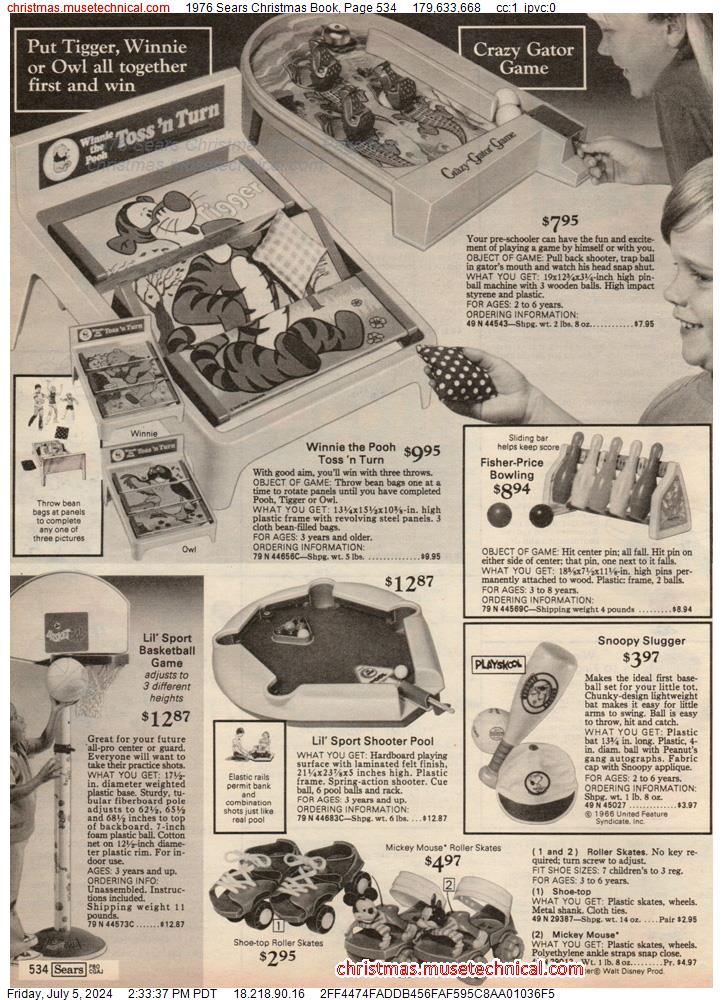 1976 Sears Christmas Book, Page 534
