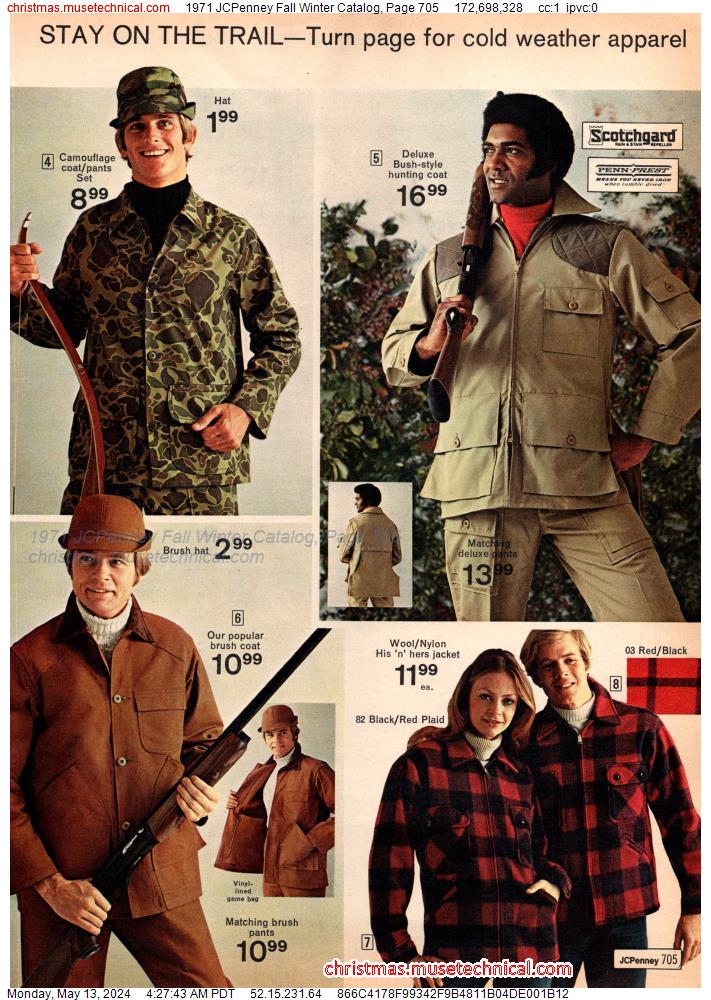 1971 JCPenney Fall Winter Catalog, Page 705