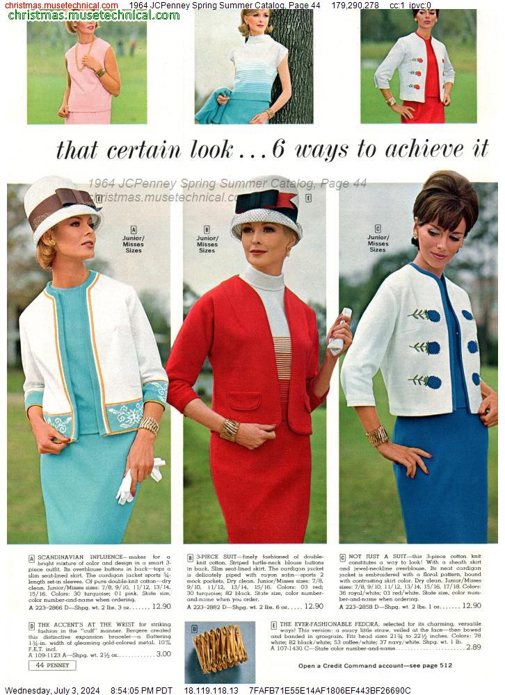 1964 JCPenney Spring Summer Catalog, Page 44