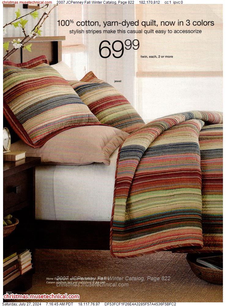 2007 JCPenney Fall Winter Catalog, Page 822