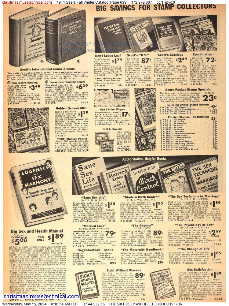 1941 Sears Fall Winter Catalog, Page 639